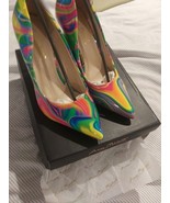 Neon Pumps Staletto Multi Color Anne Michelle 8 - $22.00