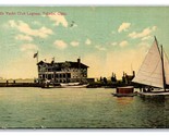 View of Yacht Club From Water Toledo Ohio OH 1910 DB Postcard R22 - $4.90