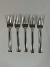 (5) Oneida MAESTRO ST. LEGER Stainless Salad Forks~USA~Free Shipping - £14.92 GBP