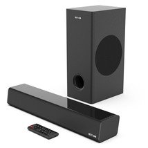 Sound Bar With Subwoofer, 80 Watts Sound Bars For Tv/Projector/Gaming With 5.25  - $128.99