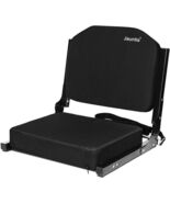 Ultra Padded Portable Stadium Seat - Comfort with Back Support for 330 lbs - $100.93