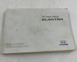 2013 Hyundai Elantra Owners Manual Handbook OEM J02B50020 - $14.84