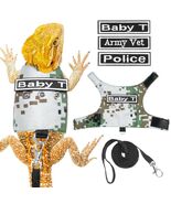 AnoleAir Bearded Dragon Adjustable Harness and Leash Green - $13.18 CAD