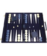 Open Box! 15&quot; Middleton Games Backgammon Set - Blue Velour - $75.22 CAD