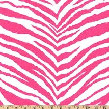 SAMPLE SALE RUNNER- candy pink fuchsia hot pink and white zebra runner 23&quot; - $3.90