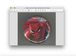 2018 SDCC San Diego Comic Con Alex Ross Art Pin / Button ~ Amazing Spiderman - $9.89