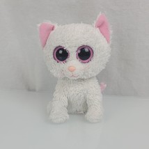 Ty Beanie Boos Cashmere White Cat Plush Kitten Stuffed Animal Toy 2011 - $39.59