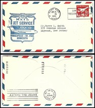 1965 US First Jet Flight Cover - Saint Paul, MN to St Louis, Missouri, AM 9 O19 - £2.32 GBP