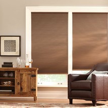 Home Decorators Mocha 48in Drop, Blackout Cordless Cellular Shade - $30.69