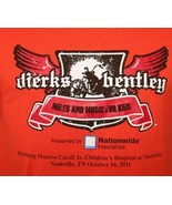 DIERKS BENTLEY 2011 Miles And Music For Kids Concert T-SHIRT S Country M... - £9.29 GBP