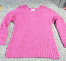 Sleeping On Snow Anthropologie Sweater Womens Medium Purple Alpaca Wool ... - £16.86 GBP