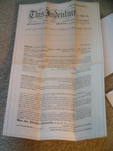 Vintage 1880 Philadelphia Pa Mortgage Indenture Document - £77.07 GBP