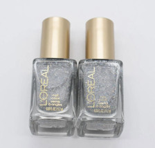 2X L&#39;Oreal Nail Color Polish, #247 Gypsy Glitz, 0.39 fl oz each - £7.58 GBP