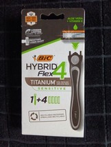 BIC Hybrid 4 Flex Disposable Razor, 1 Handle + 4 Cartridnges (J49) - £12.27 GBP