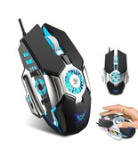 G22 Cooling Fan Wired Gaming Mouse USB with RGB LED Backlight Computer M... - £15.89 GBP