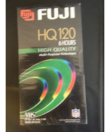 Fuji HQ120 6 Hours High Quality Multi-Purpose Blank Videocassette - Bran... - £9.92 GBP