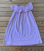 Crew Cuts girl’s Ruffle Neck sleeveless dress size 10 Pink AP - £10.11 GBP