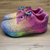 NOBULL Glitch Men 7.5 Womens 9 Crossfit Trainer Plus Gym Neon Pink Sneaker Shoe - £90.00 GBP