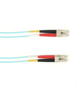 Black Box FOCMRM4-002M-LCLC-AQ THE BLACK BOX OM3 MULTIMODE FIBER OPTIC P... - $95.40