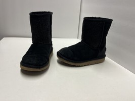 UGG Toddler Classic Short Serein Water Resistant Boots 1013259T Size 12 US Black - £23.73 GBP