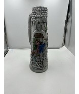 Pottery Relief - 1/2L German beer stein antique - $1,565.00 MXN