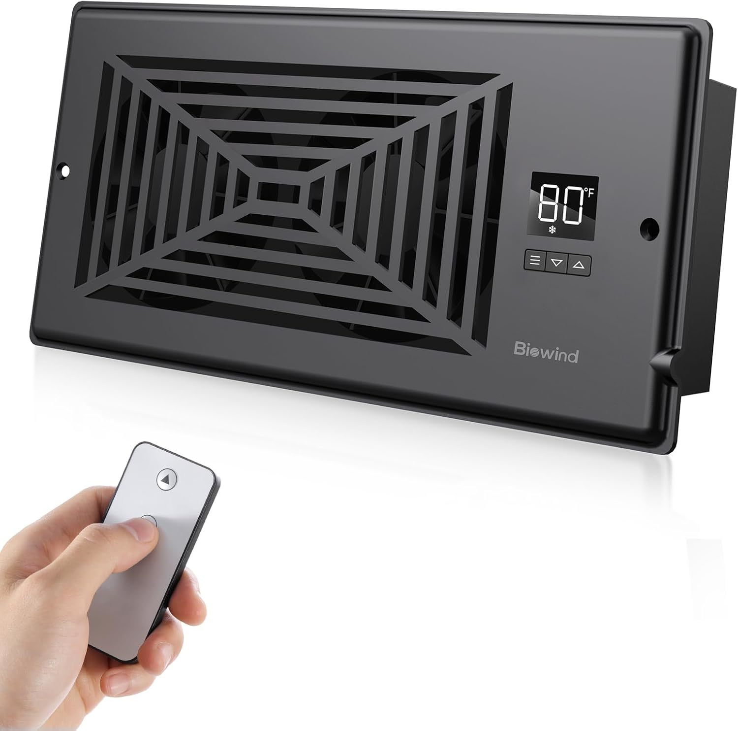Quiet Register Booster Fan Fits 4&quot; X 10&quot; Register Holes, 10-Speed Smart,... - $64.99