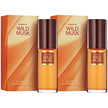 Pack of (2) New Coty Wild Musk By Coty For Women. Cologne Spray 1.5-Ounces - £28.52 GBP