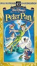 Peter Pan VHS, 1998 45th Anniversary Limited Edition)Walt Disney Masterp... - £7.43 GBP
