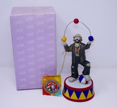 San Francisco Music Box Co Emmett Kelly Jr Juggling Flambro Be A Clown Figure - $31.99