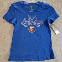 New York Islanders Blue Official NHL T Shirt Girls Size Medium 7/8 New  NWT - £11.57 GBP