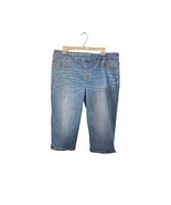 Chico’s Capri Jeans Size 14 / 2.5 Blue Denim Stretch Cotton Blend - €25,67 EUR