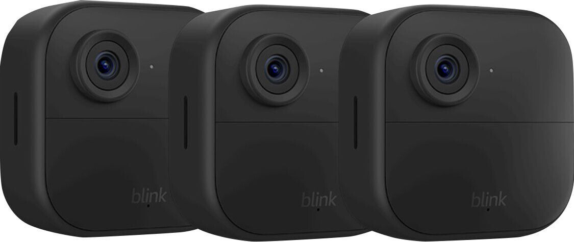 Blink - Outdoor 4 3-Camera Wireless 1080p Security System with Up to Two-year...