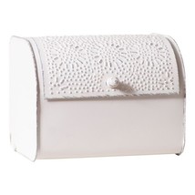 Bread Box and Paper Towel Holder n Rustic White tin - $134.99