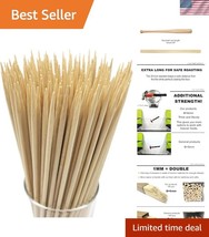 100 Count 36&quot; Bamboo Skewers - Strong, Smooth &amp; Ideal for Grilling &amp; Par... - $840.68 MXN