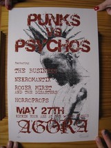 The Negocios Póster Nekromantix Concierto Punks Vs Pychos Puede 27 Agora - £48.58 GBP