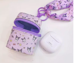 Clan ribbon headphone storage case wallet Creative girl Bluetooth headphone - $19.80