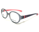 Safilo Kids Eyeglasses Frames SA 0004 I70 Clear Gray Purple Red Round 42... - £36.64 GBP