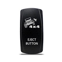 CH4x4 Rocker Switch Eject Button Symbol -White LED - $15.83