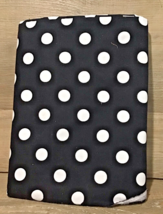 3.66 yds Black with White polker dots Cotton Fabric MDG  USA - £17.86 GBP