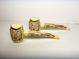GRAND OLE OPRY SOUVENIR STAG TOBACCO PIPE SALT &amp; PEPPER SHAKERS VINTAGE ... - £19.37 GBP