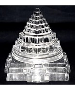 Sphatik Shree Yantra / Shri Yantra In Natural Quartz Crystal - 544gm - C... - $1,227.42