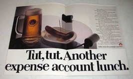 1984 Stella Artois Beer Ad - Expense Account Lunch - £14.45 GBP