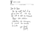 1985 Back To The Future Lou&#39;s Caffe Marty&#39;s Letter To Doc Replica CLEARANCE - £1.64 GBP