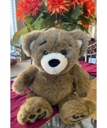 Build-A-Bear Workshop ‘BEAREMY’ Plush 16” Stuffed Plush Teddy Bear Leather Paws - £11.40 GBP