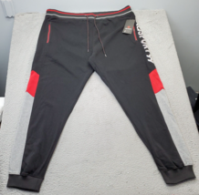 Akademiks Jogger Pants Mens 5XL Multi Fleece Lined Pleated Zip Pocket Drawstring - $32.40