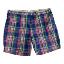 Polo by Ralph Lauren Mens Shorts Adult Size 50B Blue Plaid India Madras ... - $30.85