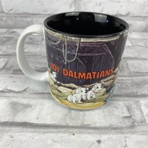 Walt Disney Company Classic 101 Dalmatians Coffee Mug Cup Black White Spots - £10.94 GBP