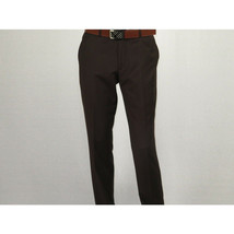 Men RENOIR suit Solid Two Button Business Formal Year Round Slim Fit 201-5 Brown image 11