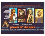 1968 Planet Of The Apes Movie Poster 16X11 Charlton Heston Cornelius Zira  - £9.08 GBP