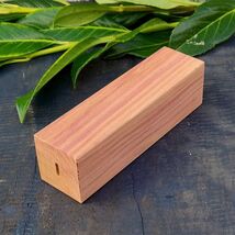 Plum knife handle block, 40x40x145mm with premade hole. - $420.39 MXN